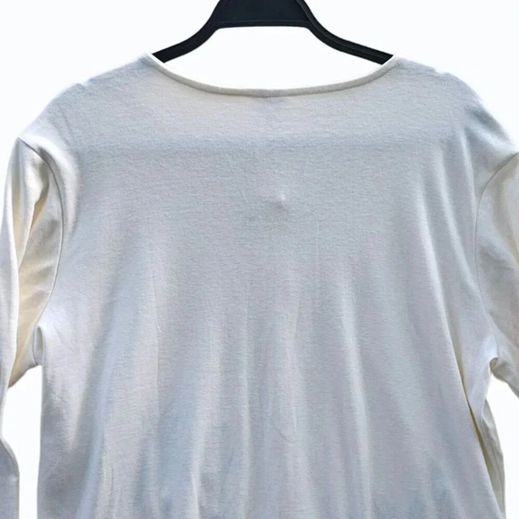 Vtg BLAIR Zebra Embroidered Cardigan Cream Button Front Grannycore Lightweight - Picture 7 of 11